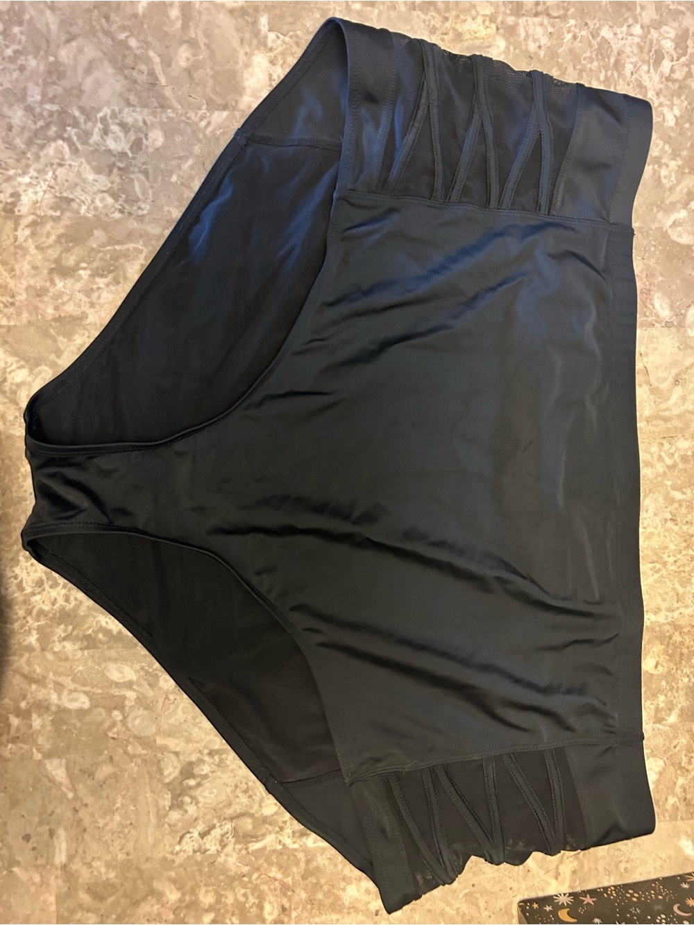 torrid Black High-Waist Swim Briefs with Side Paneling